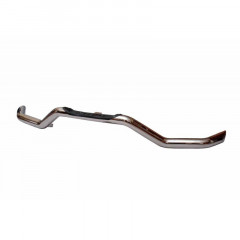 Защита заднего бампера «Волна» с проступью B@3 2123 "Chevrolet Niv@" (d 63,5), нержавеющая сталь