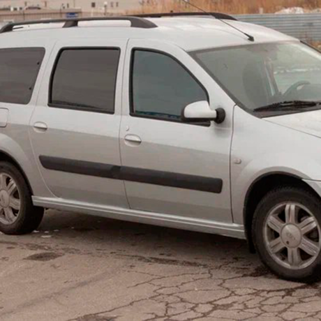 Накладки на пороги цельные для L@DA L@ЯGUS (2012-2021) купить недорого с доставкой в Волгодонск